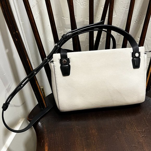 Rag & Bone Aston Mini Crossbody Shoulder Bag in Cream Leather - Picture 3 of 12